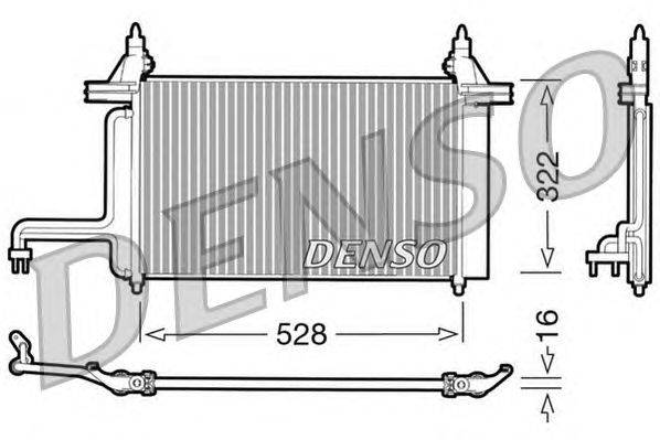 Конденсатор, кондиционер DENSO DCN09130