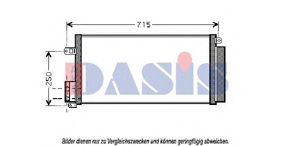 Конденсатор, кондиционер AKS DASIS 082039N