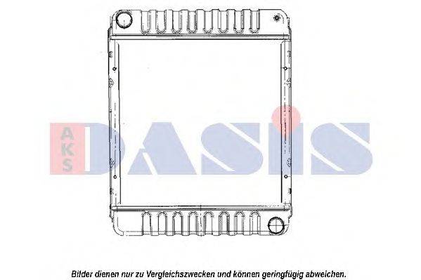 Радиатор, охлаждение двигателя AKS DASIS 440217N