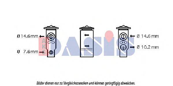 Расширительный клапан, кондиционер AKS DASIS 840021N