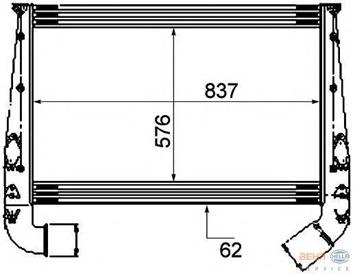 Интеркулер HELLA 8ML376777061