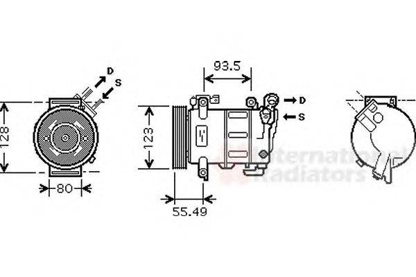 Компрессор, кондиционер SCHLIECKMANN 6009K251