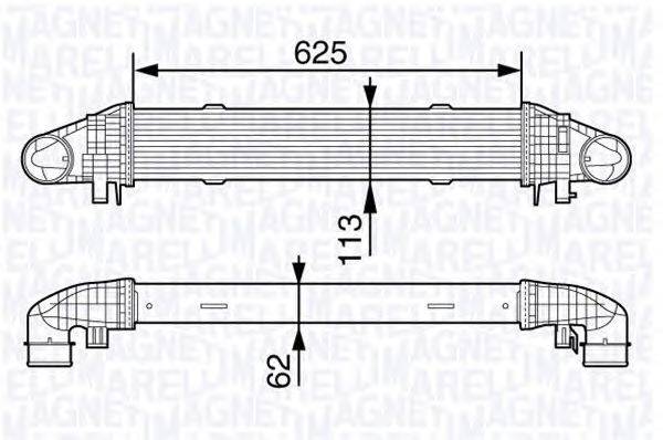 Интеркулер MAGNETI MARELLI 351319203370