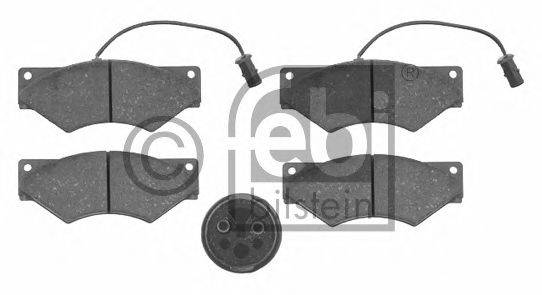 Комплект тормозных колодок, дисковый тормоз FEBI BILSTEIN 29001