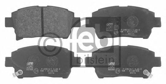 Комплект тормозных колодок, дисковый тормоз FEBI BILSTEIN 23905