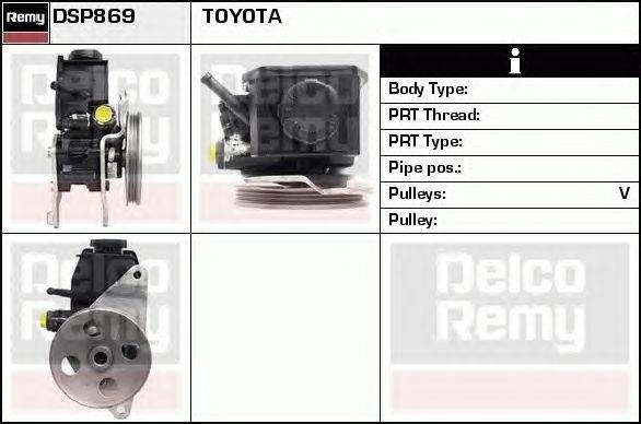 Гидравлический насос, рулевое управление DELCO REMY DSP869