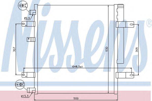 Конденсатор, кондиционер NISSENS 940094