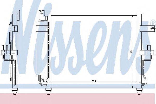 Конденсатор, кондиционер NISSENS 94452