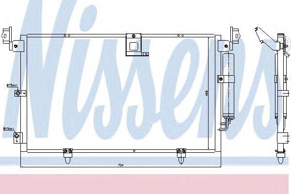 Конденсатор, кондиционер NISSENS 94789