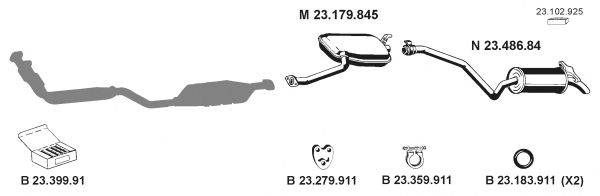 Система выпуска ОГ EBERSPÄCHER 232015