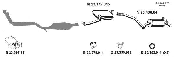 Система выпуска ОГ EBERSPÄCHER 232016