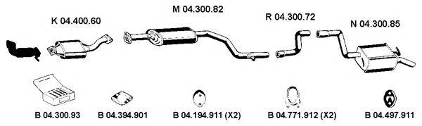 Система выпуска ОГ EBERSPÄCHER 042377