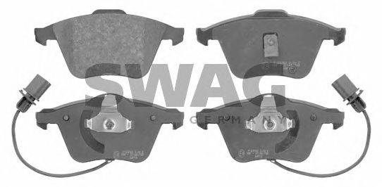 Комплект тормозных колодок, дисковый тормоз SWAG 23762