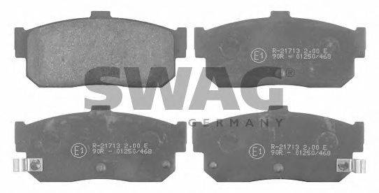 Комплект тормозных колодок, дисковый тормоз SWAG 82 91 6272