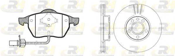 Комплект тормозов, дисковый тормозной механизм ROADHOUSE 839005
