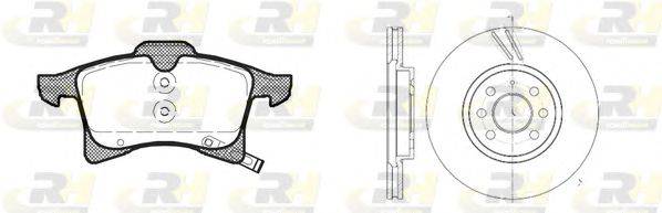 Комплект тормозов, дисковый тормозной механизм OPEL 5690070