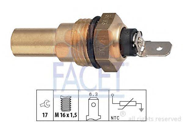 Датчик, температура масла; Датчик, температура охлаждающей жидкости; Датчик, температура охлаждающей жидкости; Датчик, температура охлаждающей жидкости FACET 73083