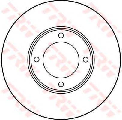 Тормозной диск TRW DF1438