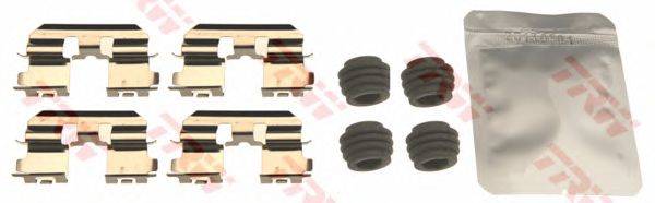 Комплектующие, колодки дискового тормоза TRW PFK647