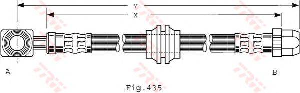 Тормозной шланг TRW PHD479