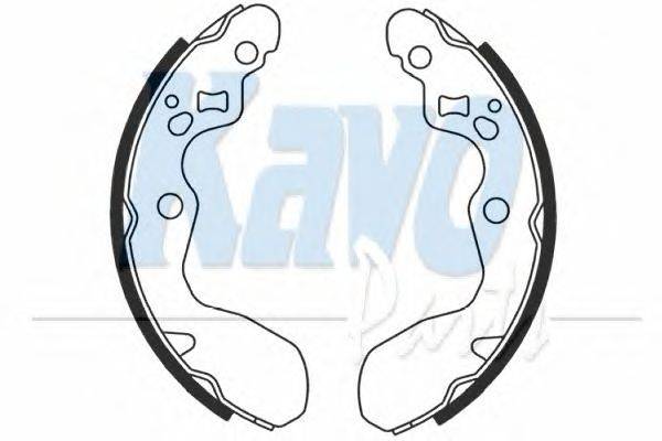 Комплект тормозных колодок KAVO PARTS BS8918