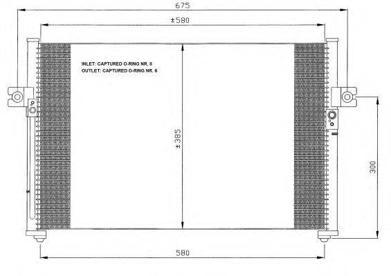 Конденсатор, кондиционер NRF 35389