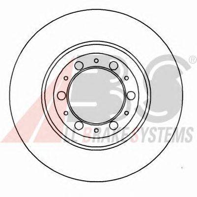 Тормозной диск A.B.S. 16505