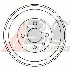Тормозной барабан A.B.S. 5347-S