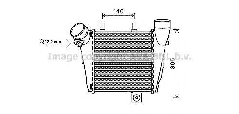 Интеркулер AVA QUALITY COOLING AI4323