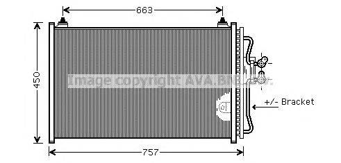 Конденсатор, кондиционер AVA QUALITY COOLING FDA5347