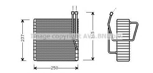 Испаритель, кондиционер AVA QUALITY COOLING JEV009