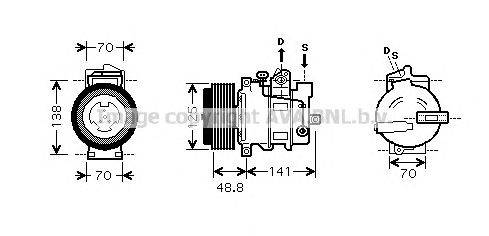 Компрессор, кондиционер NRF 32572