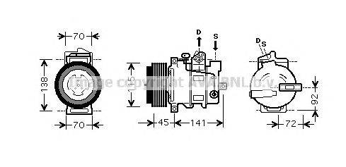 Компрессор, кондиционер AVA QUALITY COOLING MSK439