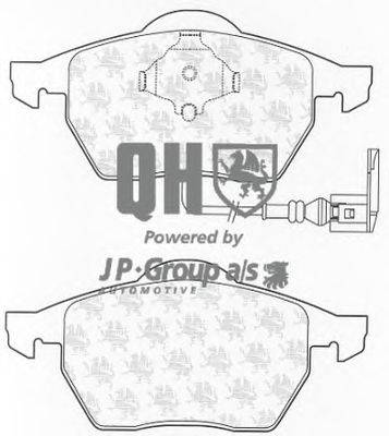 Комплект тормозных колодок, дисковый тормоз JP GROUP BP1243