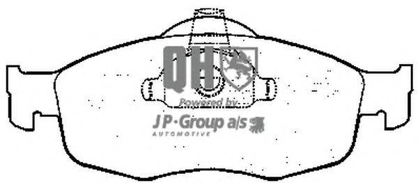 Комплект тормозных колодок, дисковый тормоз JP GROUP BP600