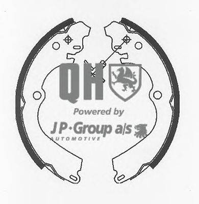 Комплект тормозных колодок JP GROUP BS893