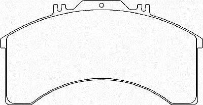 Комплект тормозных колодок, дисковый тормоз DON CVP015