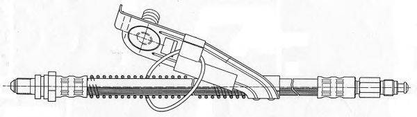 Тормозной шланг KAWE 511635