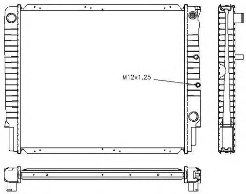 Радиатор, охлаждение двигателя J. DEUS RA0310510