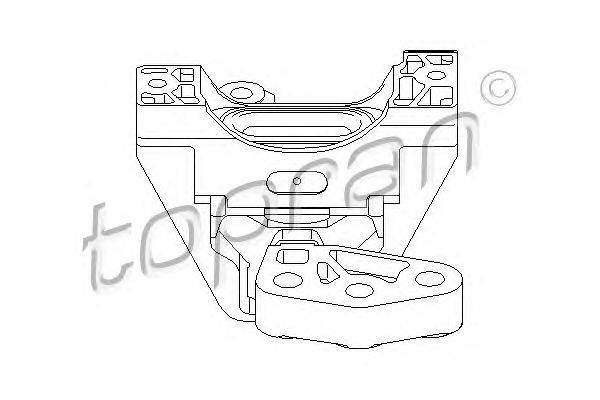 Подвеска, двигатель TOPRAN 206 571