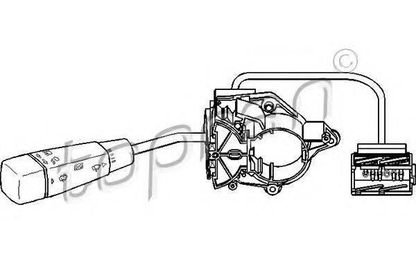Выключатель на колонке рулевого управления TOPRAN 400 523