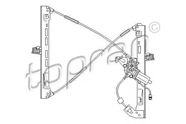 Подъемное устройство для окон TOPRAN 721 750