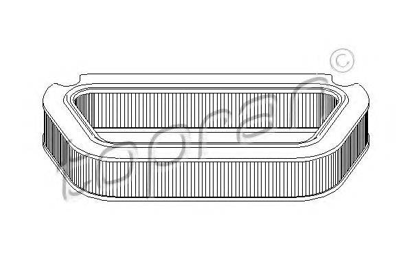 Фильтр, воздух во внутренном пространстве TOPRAN 113276
