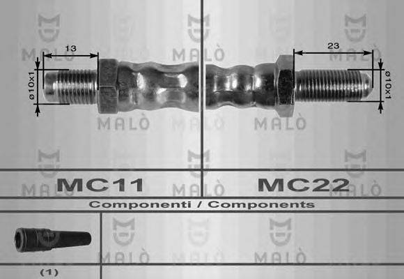 Тормозной шланг MALÒ 8205