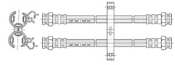 Тормозной шланг CEF 511721