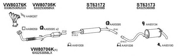 Система выпуска ОГ VENEPORTE 800434