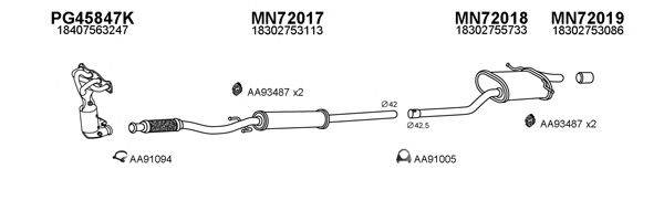Система выпуска ОГ VENEPORTE 720006