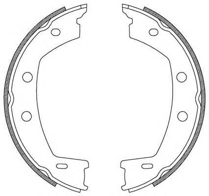 Комплект тормозных колодок OPEN PARTS BSA2226.00