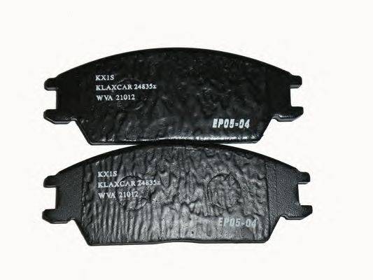 Комплект тормозных колодок, дисковый тормоз KLAXCAR FRANCE 24835z