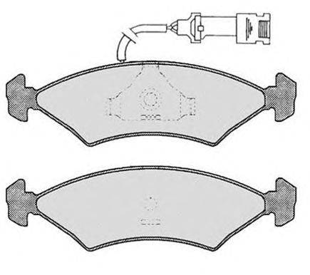 Комплект тормозных колодок, дисковый тормоз RAICAM 290.1